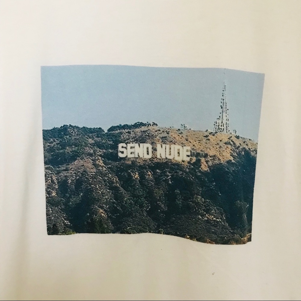NUDE for UO “Send Nude” Hollywood Sign Graphic T